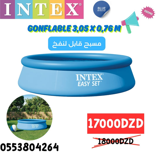 Petite piscine gonflable Easy Set 3,05 x 0,76 m